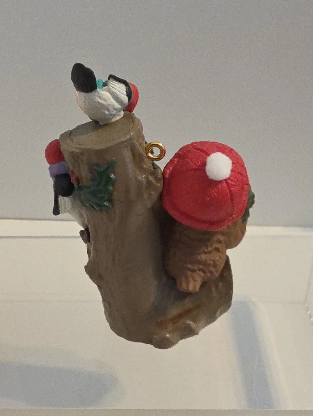 Vintage 1994 Hallmark Keepsake Owliver & Birds Christmas Ornament
